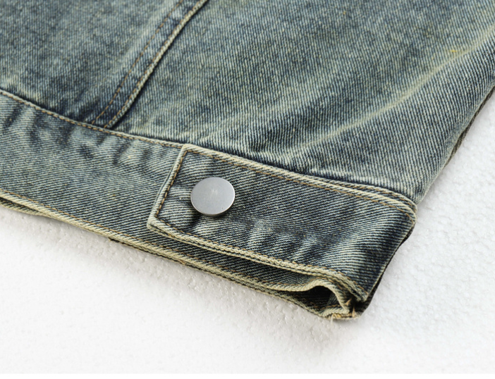 Camo' Paneled Denim Jacket