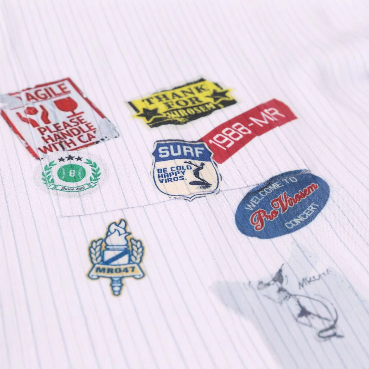 Archive" Patchwork Shirt