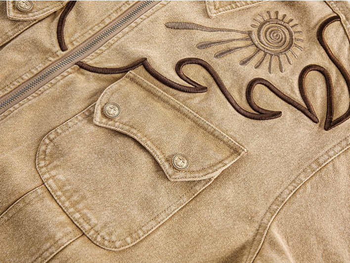 Ember' Embroidered Jacke