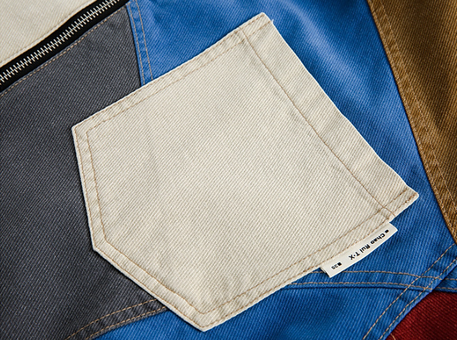 Mosaic' Color-Block Jacket