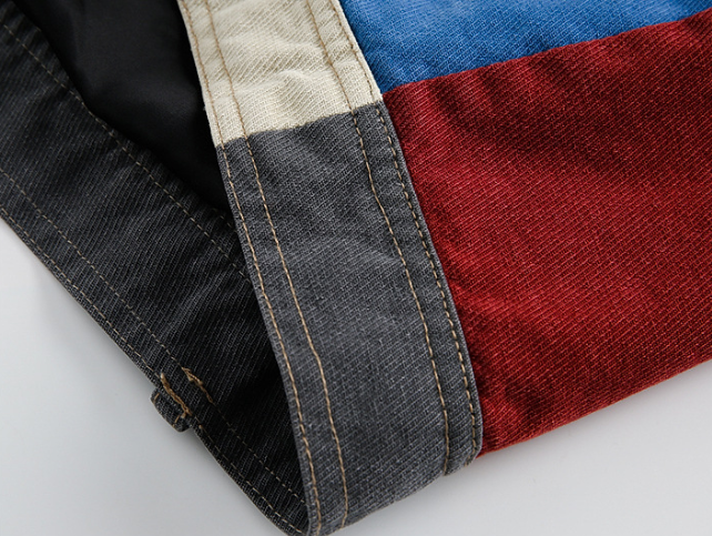 Mosaic' Color-Block Jacket