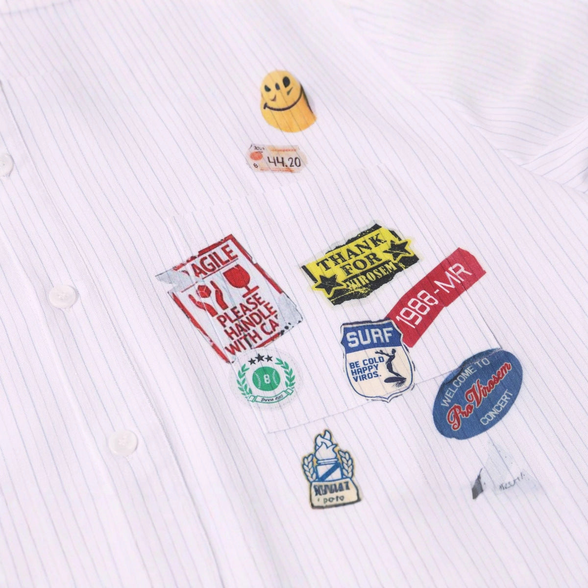 Archive" Patchwork Shirt