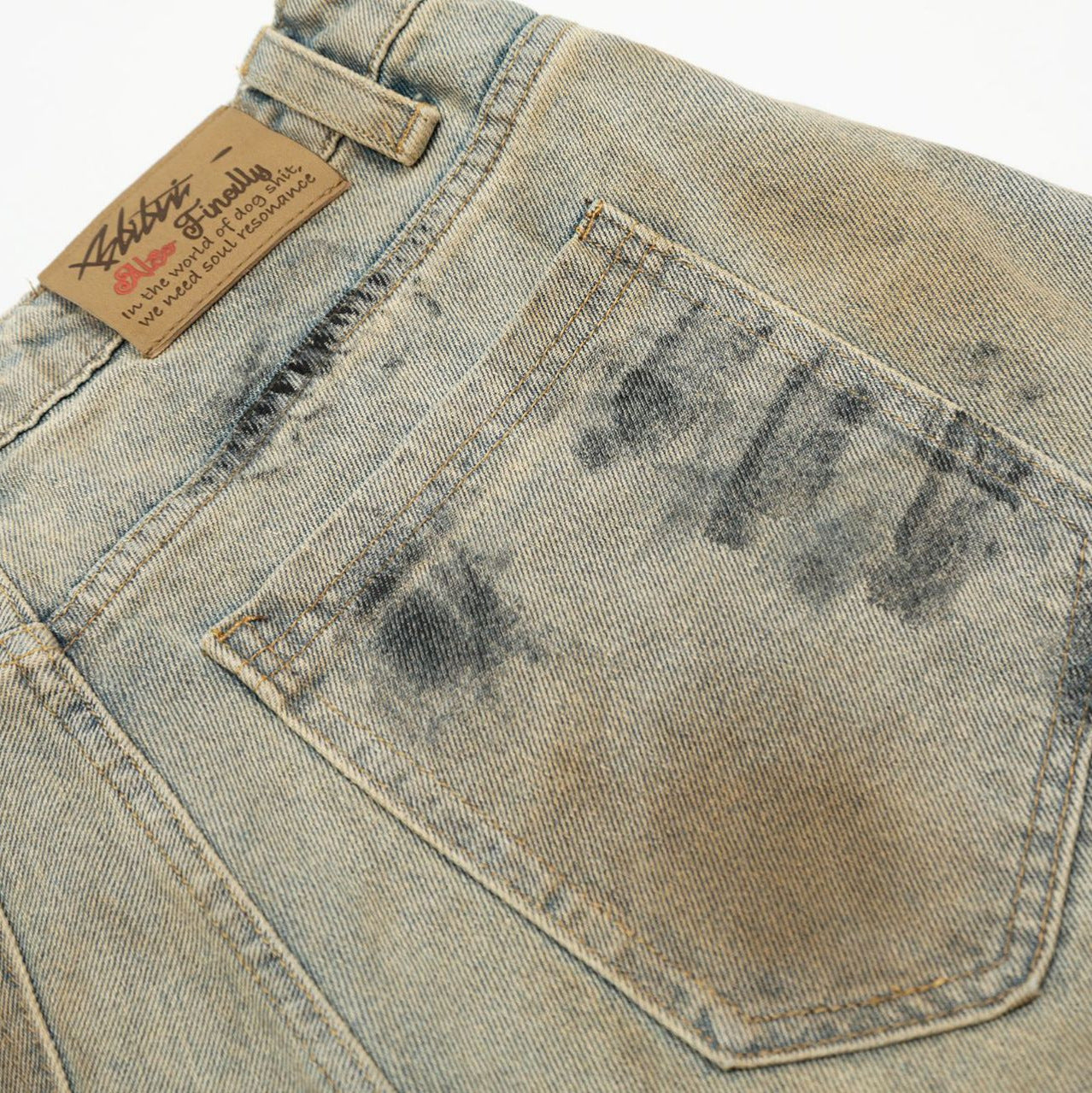 The Patina" Distressed Denim Shorts